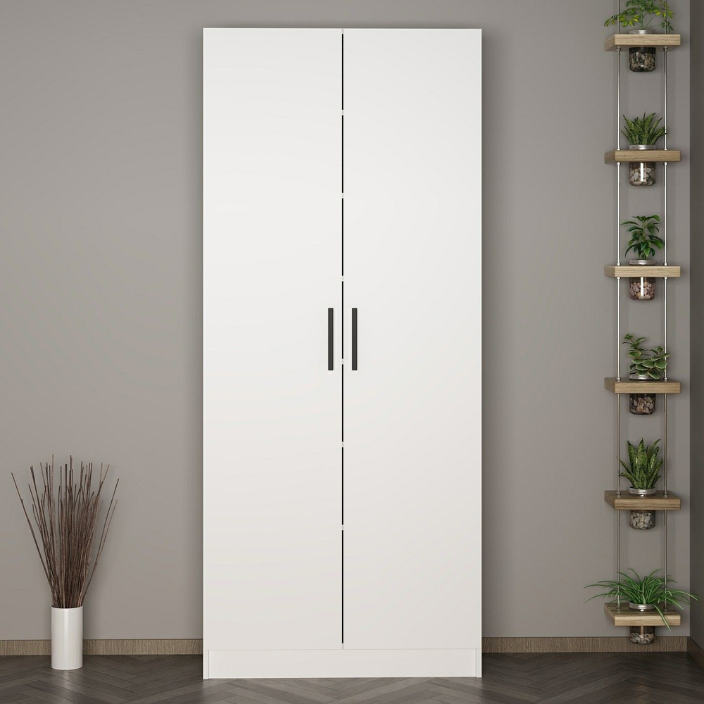 Nylor Wooden Hallway Storage Furniture with 2 Doors in White