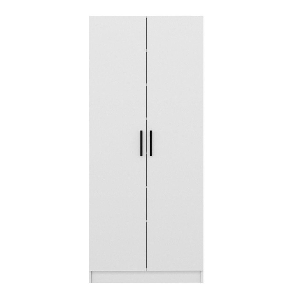 Nylor Wooden Hallway Storage Furniture with 2 Doors in White