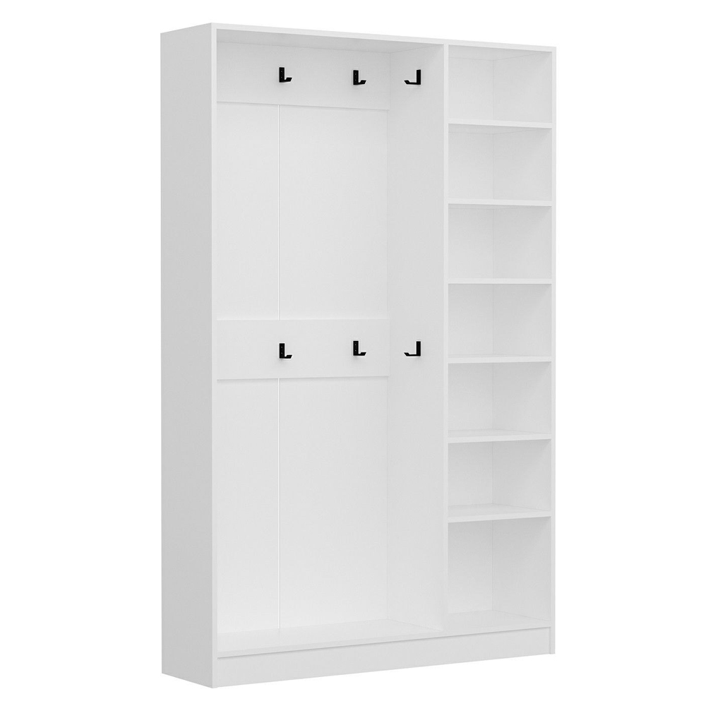Nylor Wooden Hallway Storage Furniture with 3 Doors in White