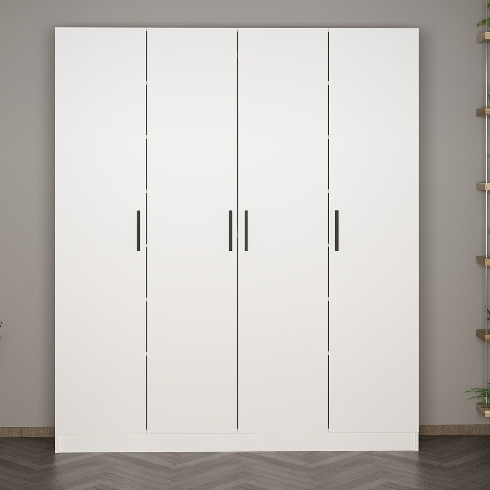 Nylor Wooden Hallway Storage Furniture with 4 Doors in White