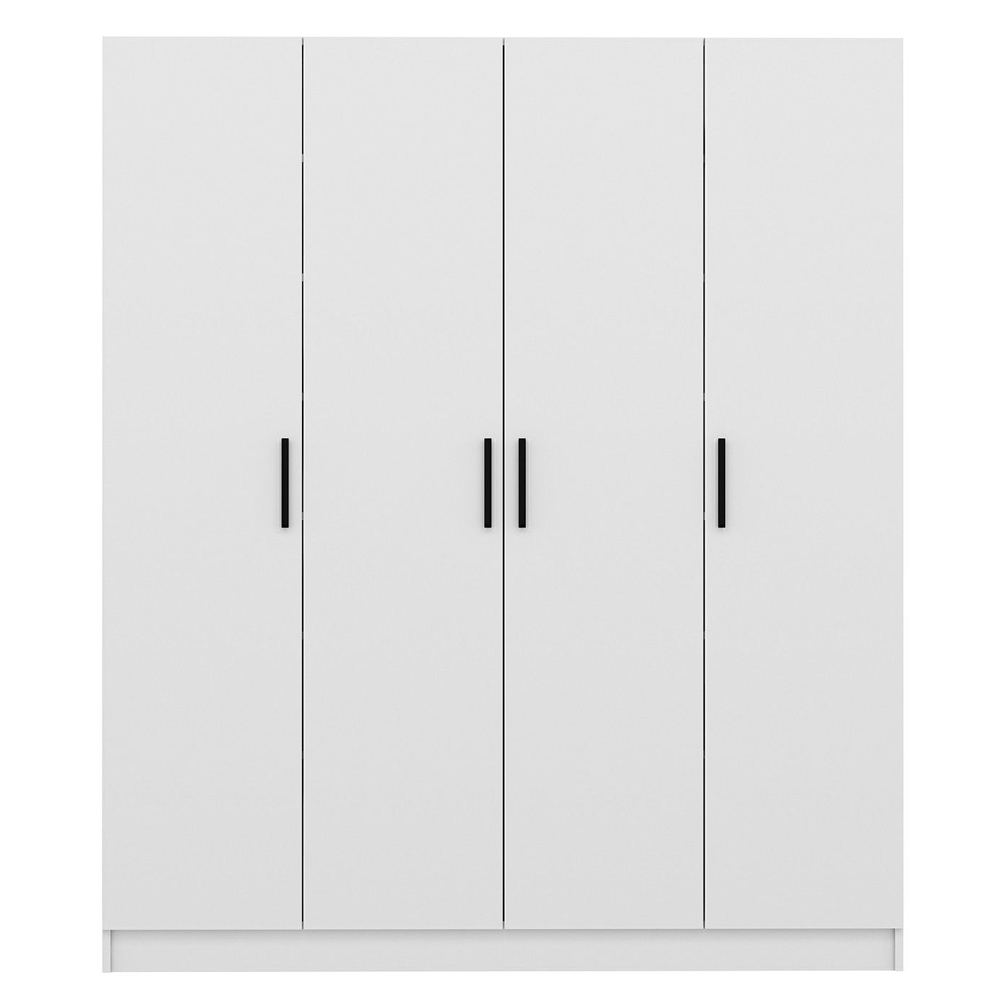 Nylor Wooden Hallway Storage Furniture with 4 Doors in White