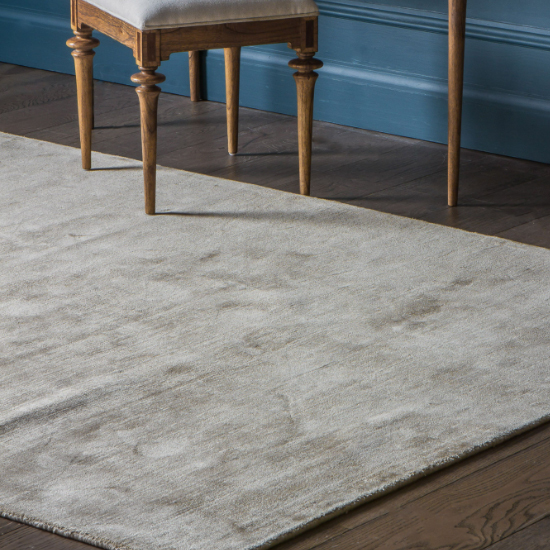 Read more about Oaken rectangular fabric rug in natural