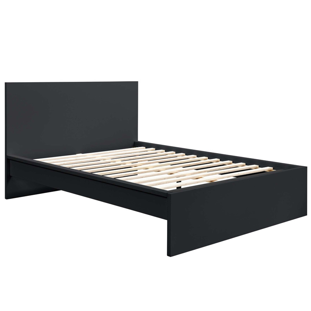 Oakley Wooden King Bed In Black
