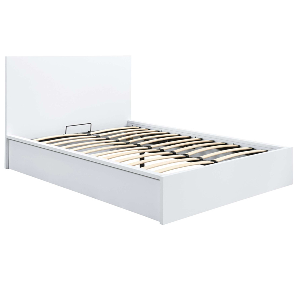 Oakley Wooden Ottoman Storage King Bed In White