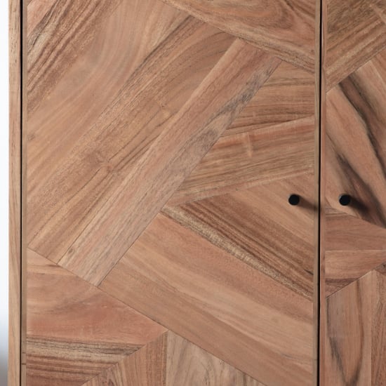 Oakmont Wooden Drinks Cabinet With 2 Doors In Natural_4