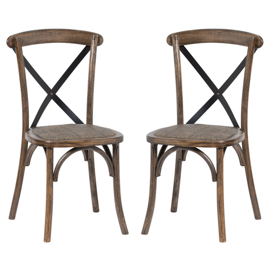 Floyd wooden cross back dining chair in grey Browse over 500+ stylish