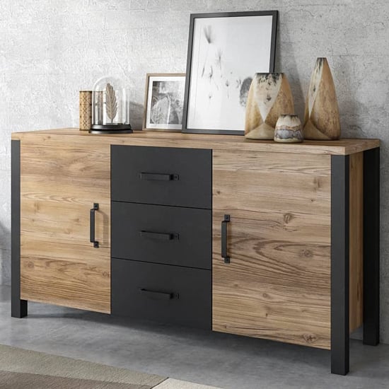 Read more about Oaxaca sideboard small 2 doors 3 drawers in appenzeller oak