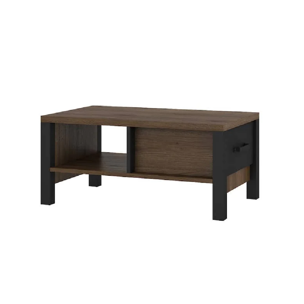 Oaxaca Wooden Coffee Table With 1 Drawer In Okapi Oak