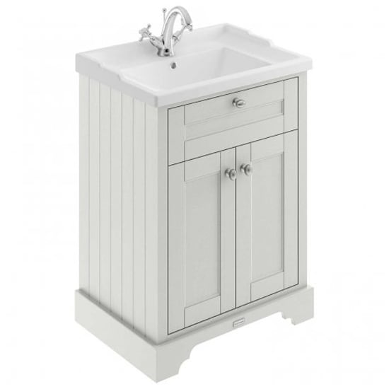Ocala 62cm Floor Vanity Unit With 1TH Basin In Timeless Sand_1