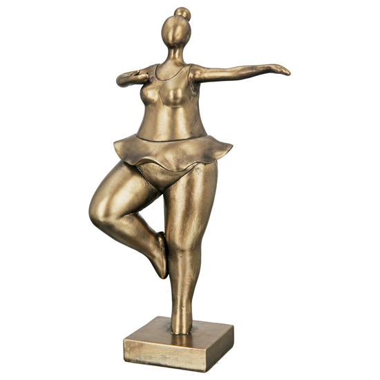 Read more about Ocala polyresin ballerina babsy sculpture ii in gold