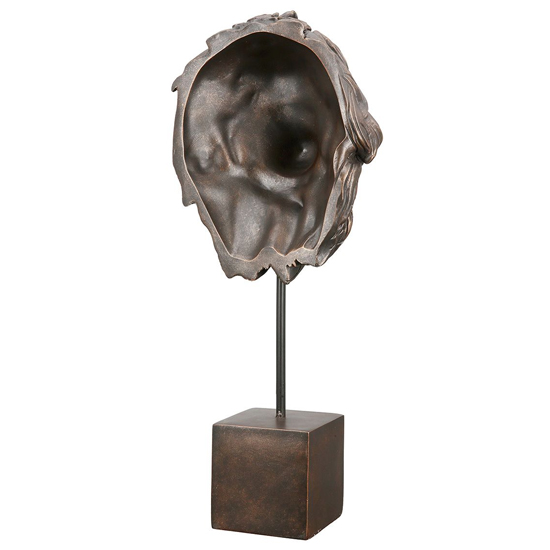 Ocala Polyresin Lion Sculpture In Antique Bronze