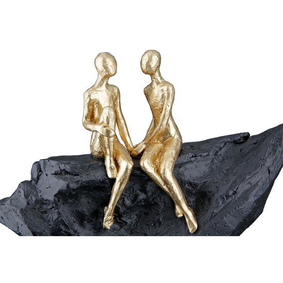 Ocala Polyresin In Love Sculpture In Gold_3