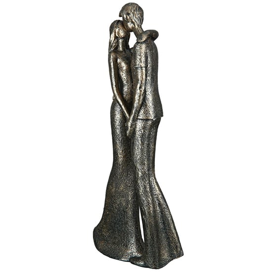 Ocala Polyresin Lovers Romance Sculpture In Bronze_5