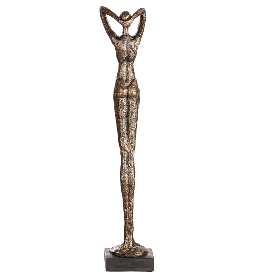 Ocala Polyresin Millenium Bronze Sculpture Small In Brown