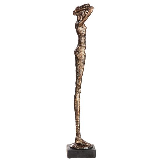 Ocala Polyresin Millenium Bronze Sculpture Small In Brown