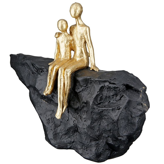 Ocala Polyresin Motherly Love Sculpture In Gold_2