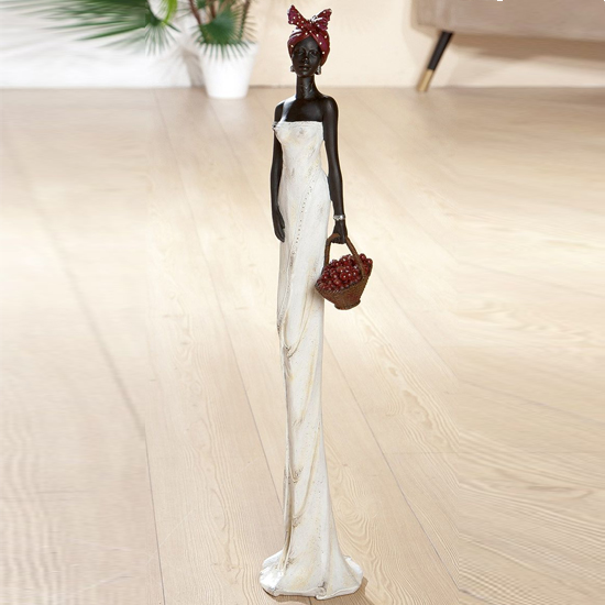Read more about Ocala polyresin tortuga 3 sculpture in brown and white