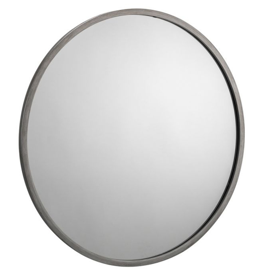 Oaklynn Round Wall Mirror With Pewter Frame_2