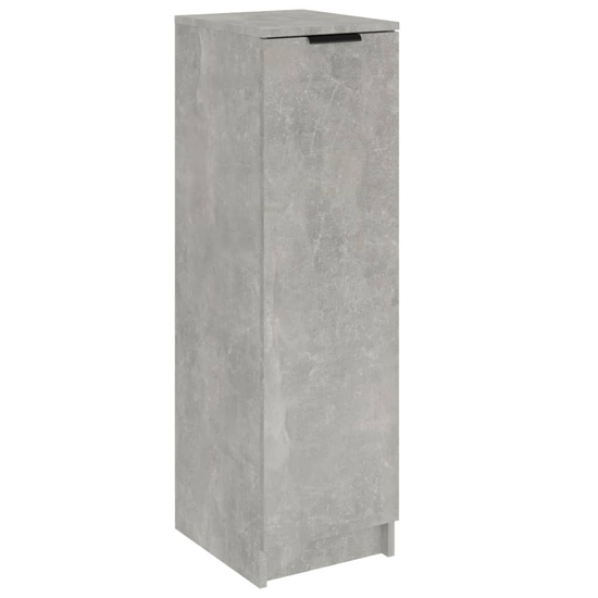 Octave Wooden Shoe Storage Cabinet In Concrete Effect