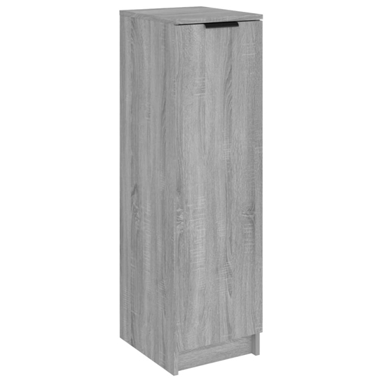 Octave Wooden Shoe Storage Cabinet In Grey Sonoma Oak