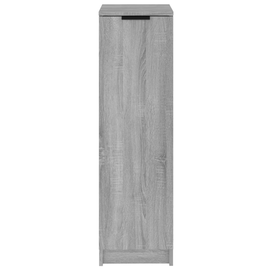 Octave Wooden Shoe Storage Cabinet In Grey Sonoma Oak