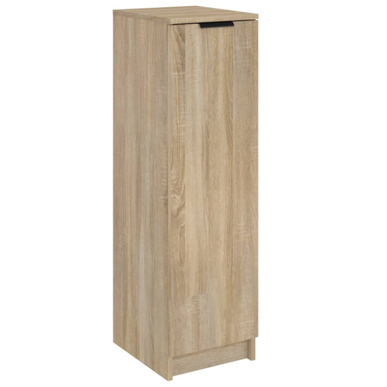 Octave Wooden Shoe Storage Cabinet In Sonoma Oak