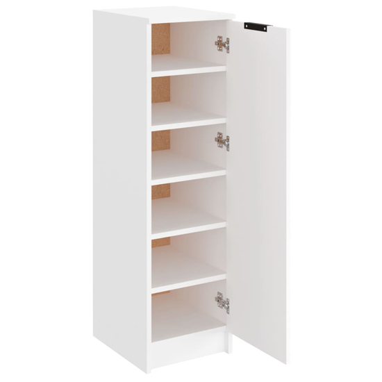 Octave Wooden Shoe Storage Cabinet In White