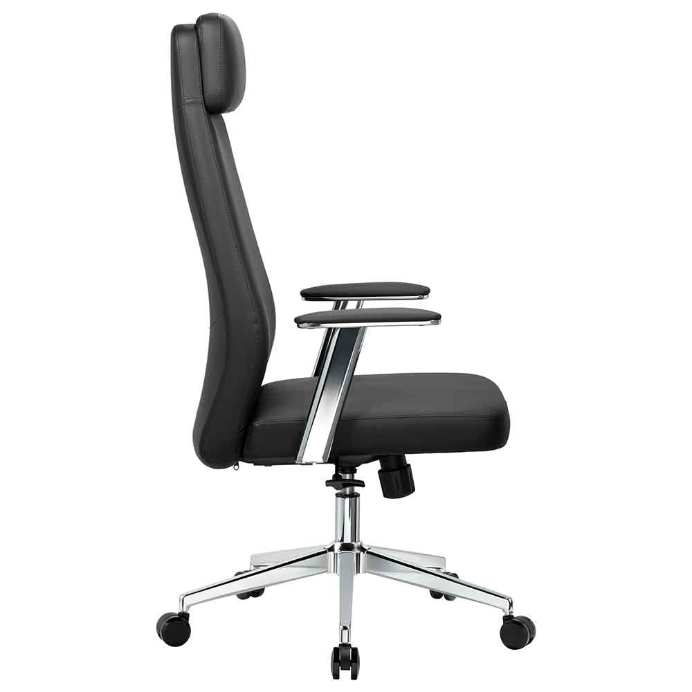 Odenton Faux Leather High-backed Executive Home And Office Chair - Black
