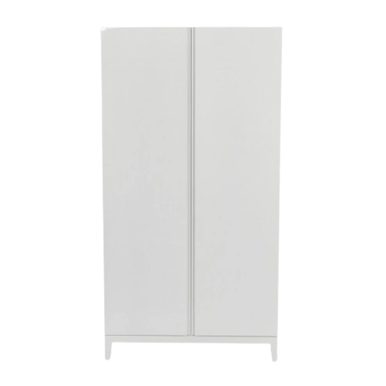 Read more about Ogen wooden wardrobe with 2 doors in white