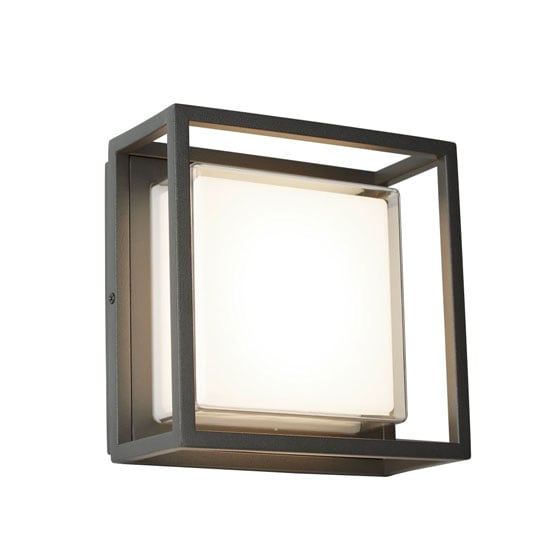 Ohio outdoor led square with dark grey opal white_1
