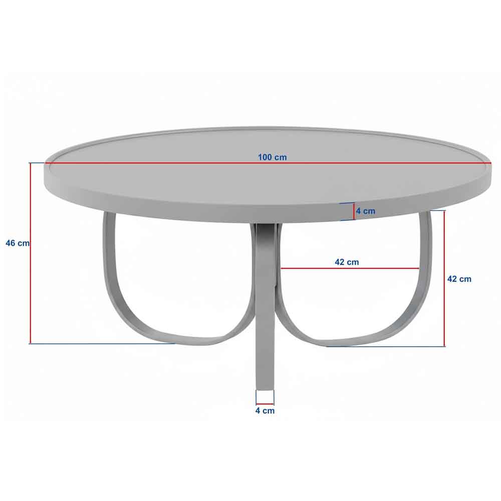 Oita Round Wooden Coffee Table in Oak