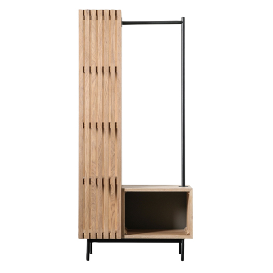 Okayama Wooden Open Wardrobe In Oak FiF