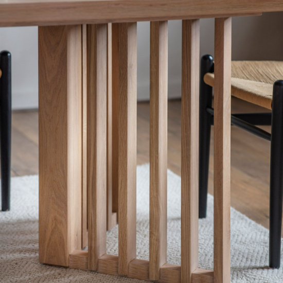 Okonma Wooden Dining Table Rectangular In Oak
