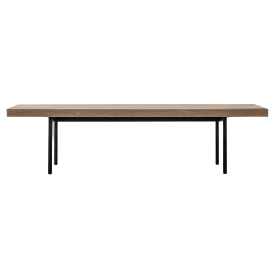 Okonma Wooden Coffee Table With Metal Legs In Oak