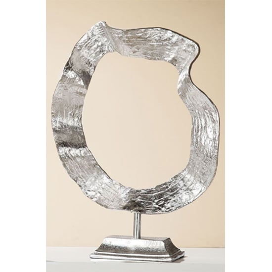 Read more about Ola large aluminium sculpture in silver