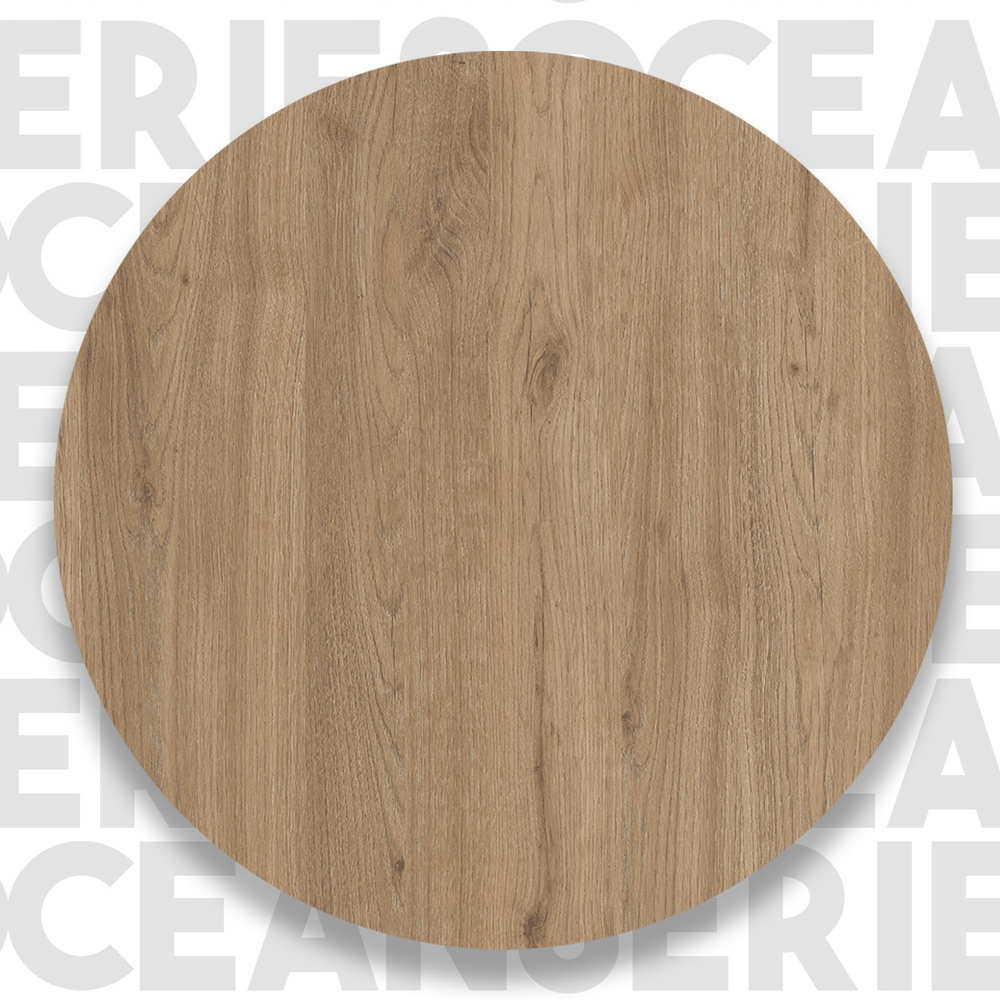 Olara Wooden Display Unit with Black Metal Legs in Walnut
