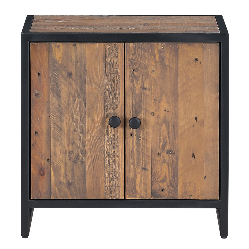 Olbia Wooden Storage Cabinet With 2 Doors In Oak