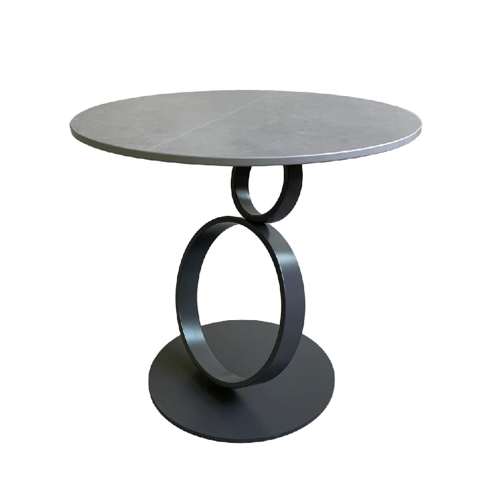 Read more about Oldham ceramic side table round in matte grey
