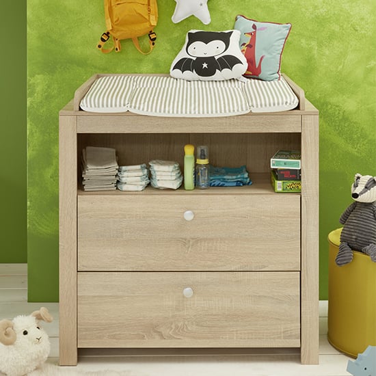 Oley Baby Room Wooden Furniture Set In Sagerau Light Oak_4