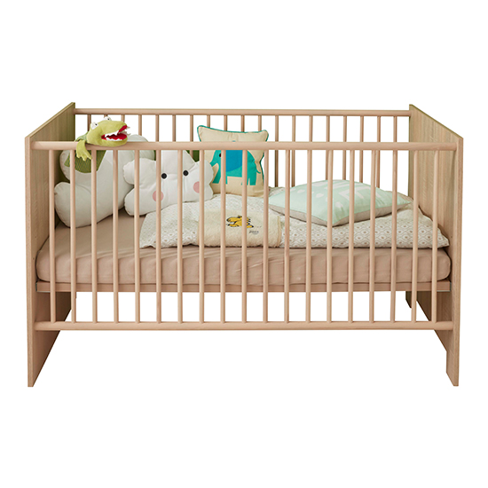 Oley Wooden Baby Cot Bed In Sagerau Light Oak_3