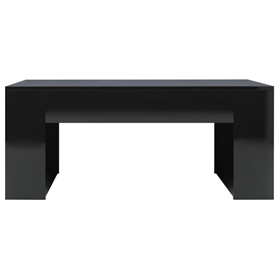Olicia High Gloss Coffee Table With Shelves In Black_4