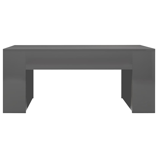 Olicia High Gloss Coffee Table With Shelves In Grey_4