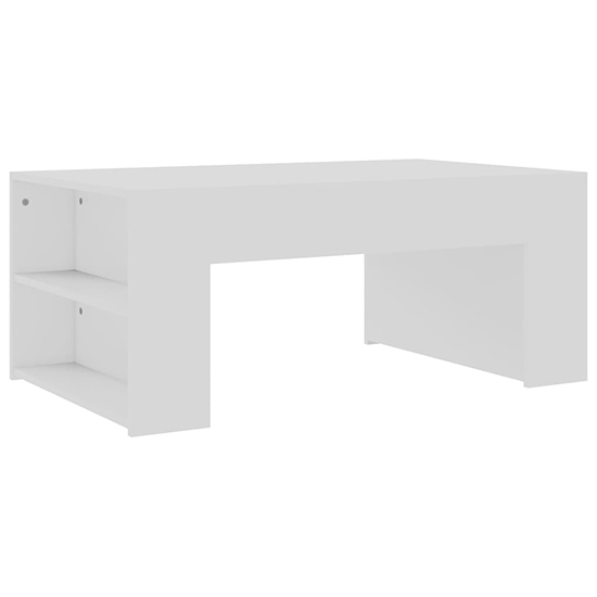 Olicia Wooden Coffee Table With Shelves In White_3