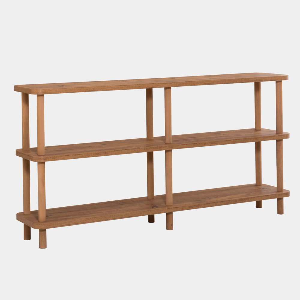Olivara Small Wooden Display Unit in Atlantic Pine