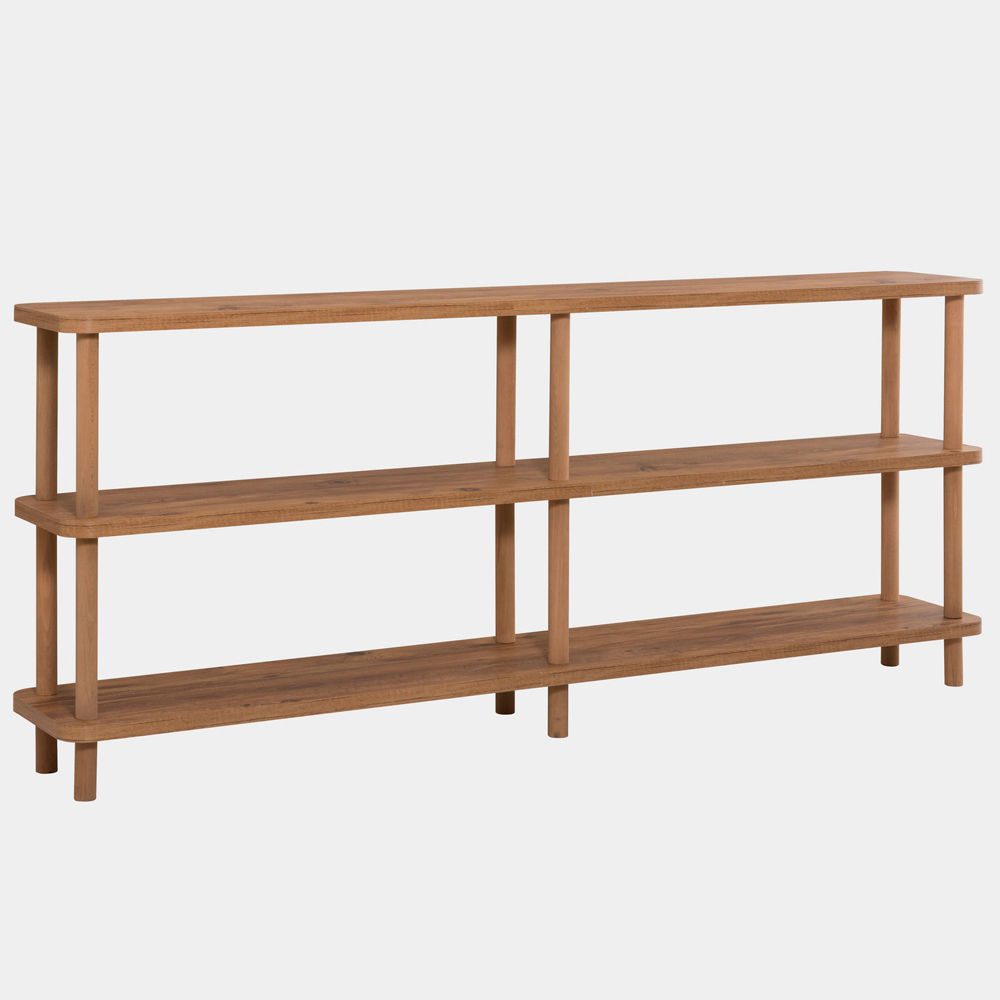 Olivara Large Wooden Display Unit in Atlantic Pine