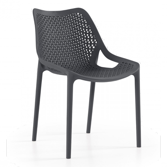 Read more about Olympia polypropylene side chair in anthracite