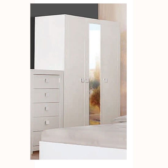 omega white 3door robe - 4 Reasons To Go With An L-Shaped Wardrobe With Dressing Table