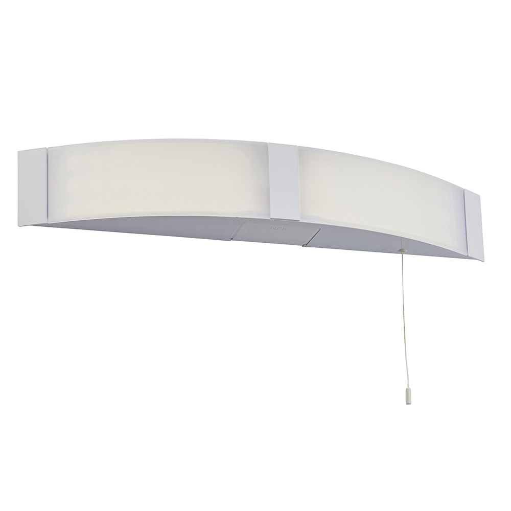 Read more about Onan shaver bathroom linear wall light in white