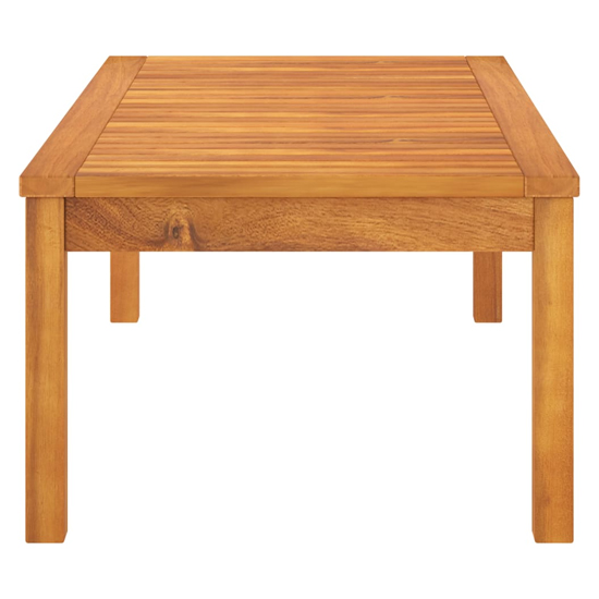 Oni Rectangular Outdoor Wooden Coffee Table In Natural