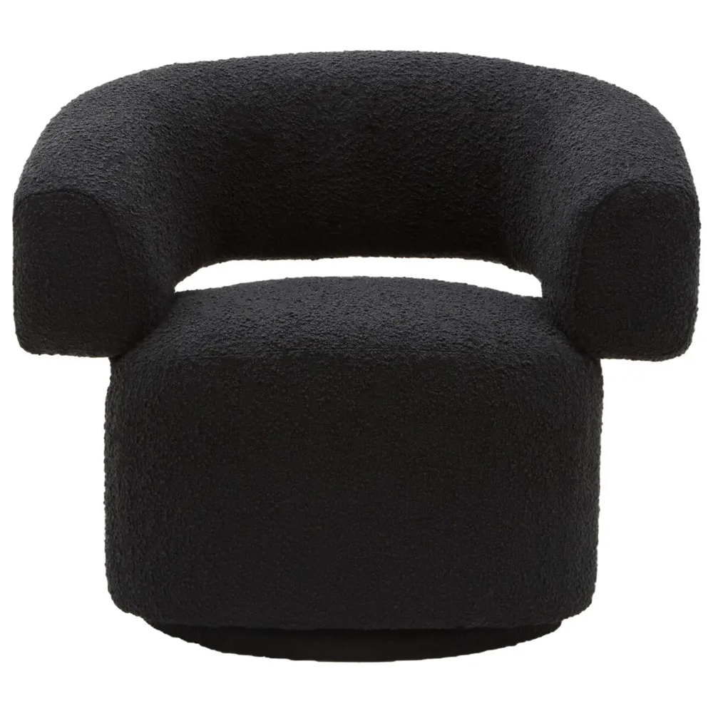 Ontario Fabric Accent Chair In Black